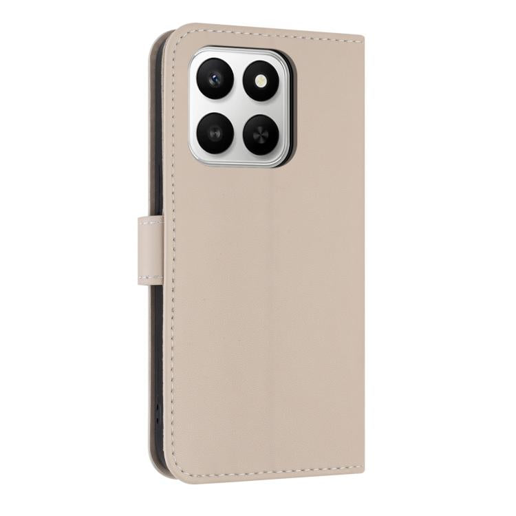 For Honor 400 Smart 5G Metal Bow Leather Phone Case with Hand Strap