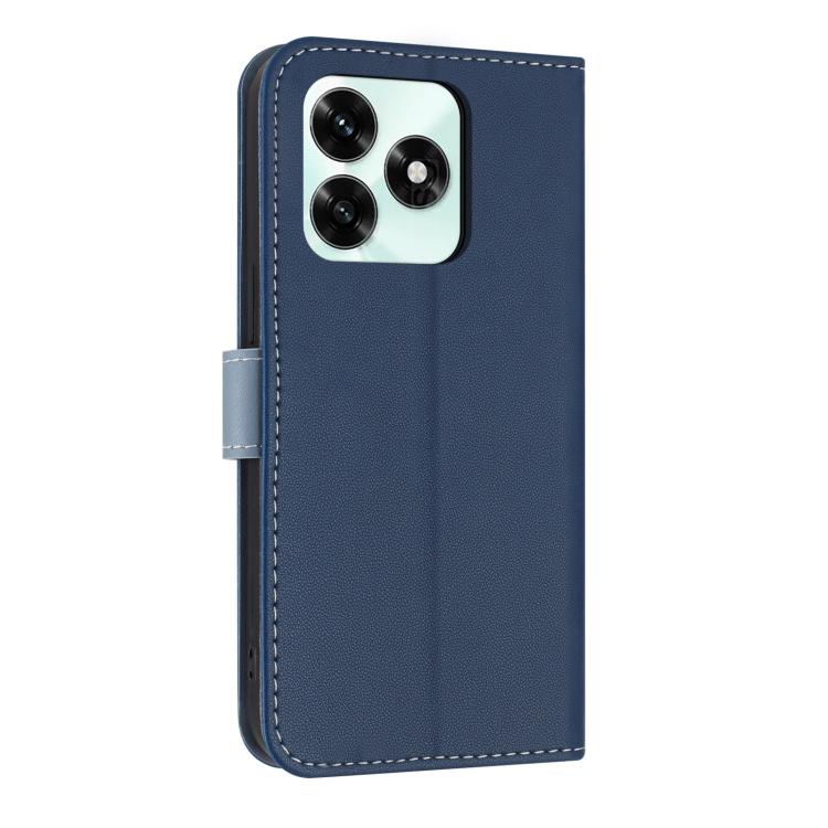 For Honor X5c Plus Metal Bow Leather Phone Case with Hand Strap