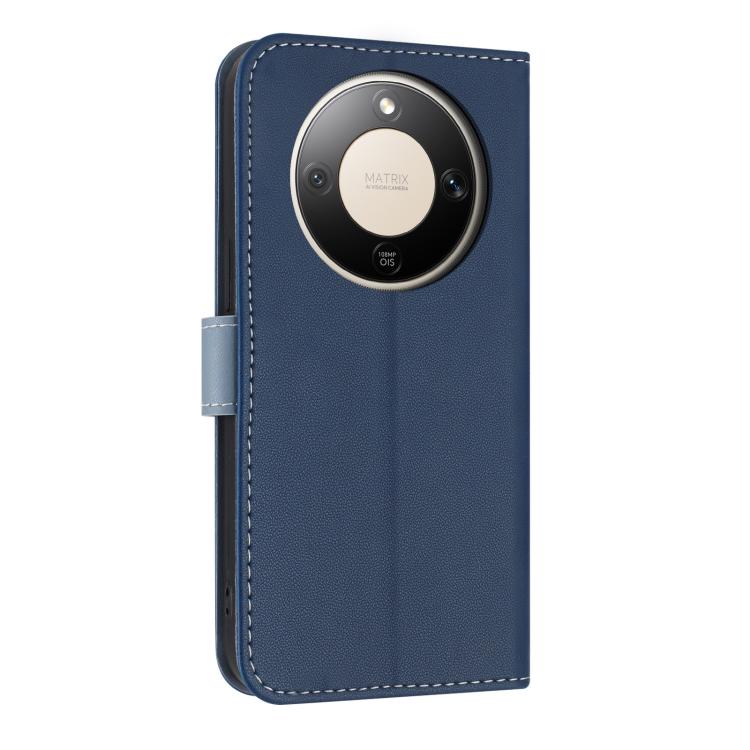 For Honor X9d 5G / X70 5G Metal Bow Leather Phone Case with Hand Strap