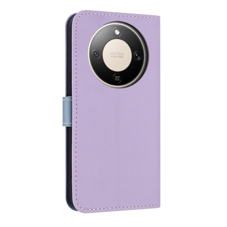 For Honor X9d 5G / X70 5G Metal Bow Leather Phone Case with Hand Strap