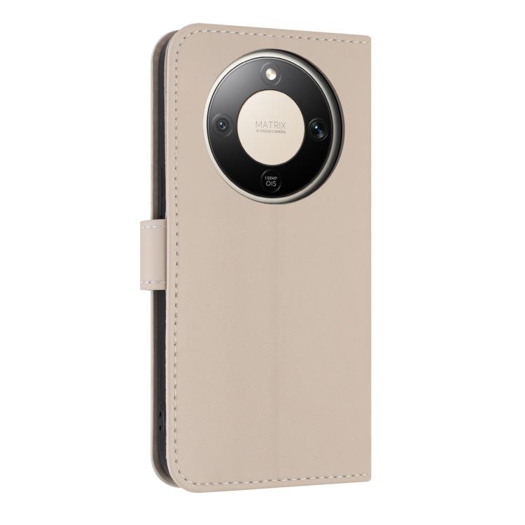 For Honor X9d 5G / X70 5G Metal Bow Leather Phone Case with Hand Strap