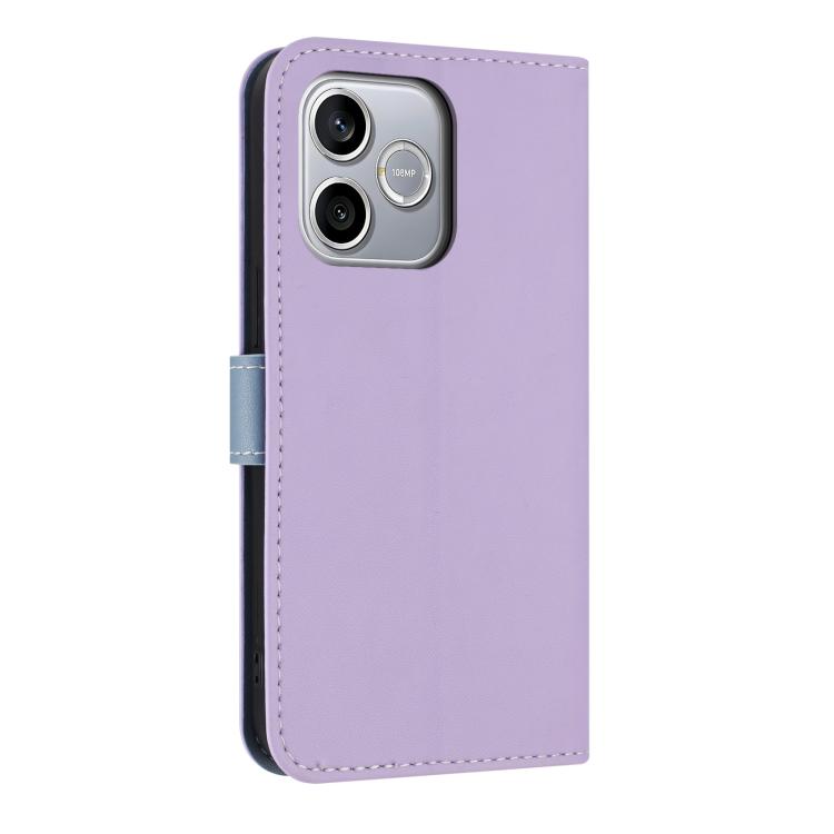 For Honor 600 Global Metal Bow Leather Phone Case with Hand Strap