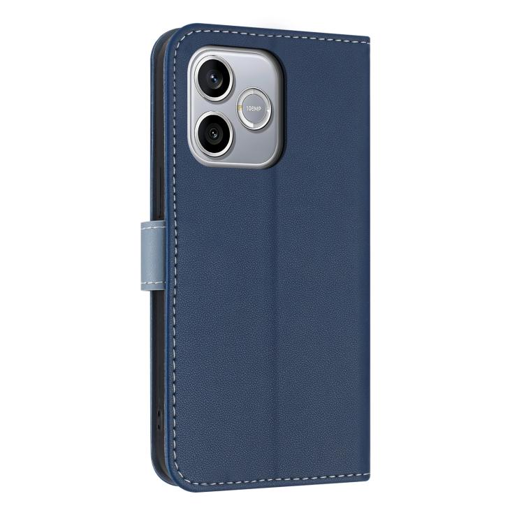 For Honor 600 Lite Global Metal Bow Leather Phone Case with Hand Strap