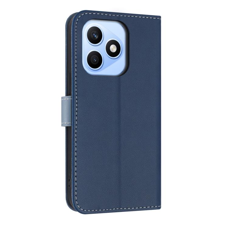 For Honor X8d 4G Global Metal Bow Leather Phone Case with Hand Strap