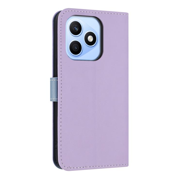 For Honor X8d 4G Global Metal Bow Leather Phone Case with Hand Strap