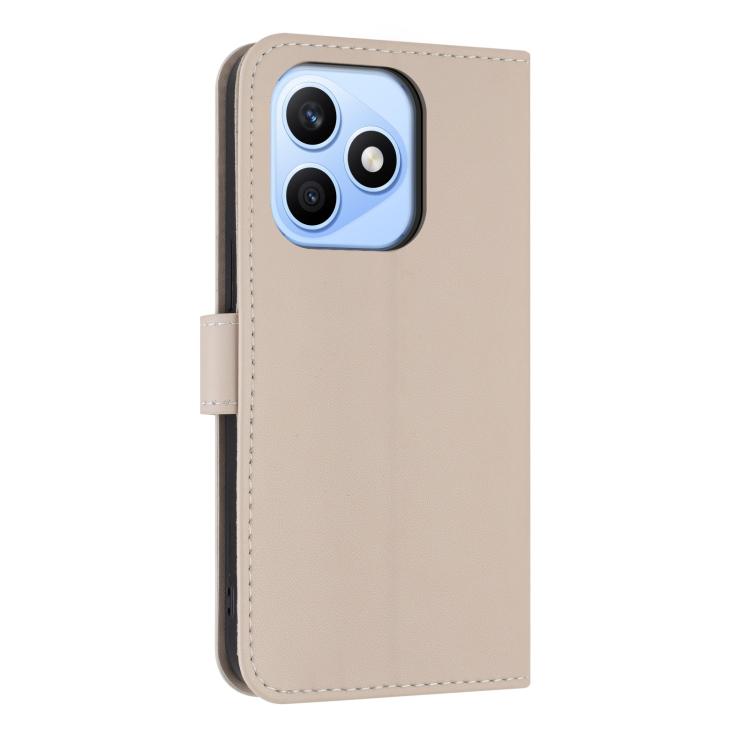 For Honor X8d 4G Global Metal Bow Leather Phone Case with Hand Strap