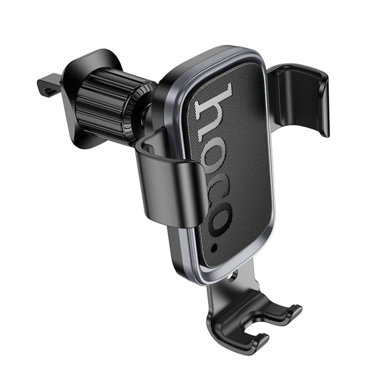 hoco H80 Vista Air Outlet Gravity Car Phone Holder - Black Grey