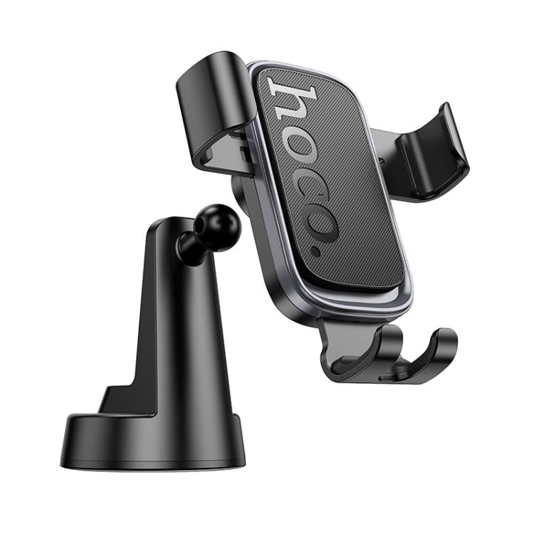 hoco H81 Vista Center Console Gravity Car Phone Holder - Black Grey