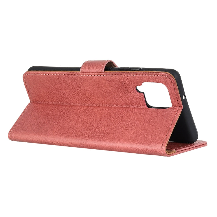 For Samsung Galaxy A42 5G KHAZNEH Cowhide Texture Horizontal Flip Leather Case with Holder & Card Slots & Wallet