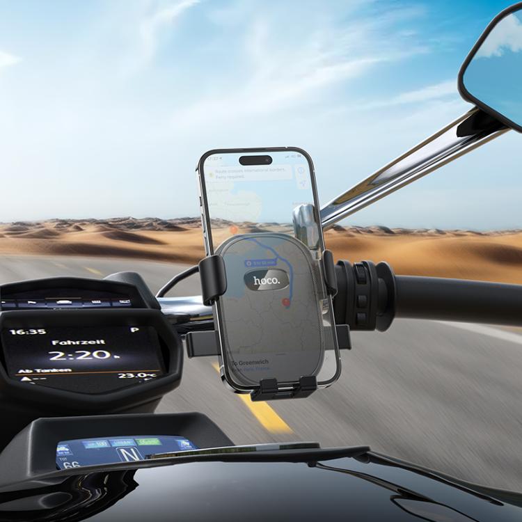 hoco H85 Knight Motorcycle Bicycle Universal Phone Holder - Black