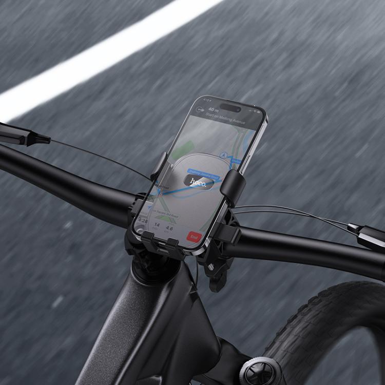 hoco H85 Knight Motorcycle Bicycle Universal Phone Holder - Black