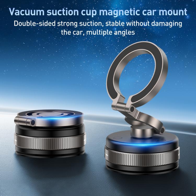 D1X Vacuum Magnetic 360 Degree Rotating Car Holder - Tarnish
