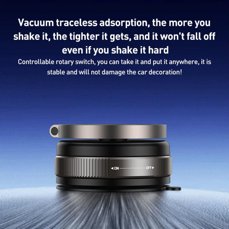 D1X Vacuum Magnetic 360 Degree Rotating Car Holder - Tarnish