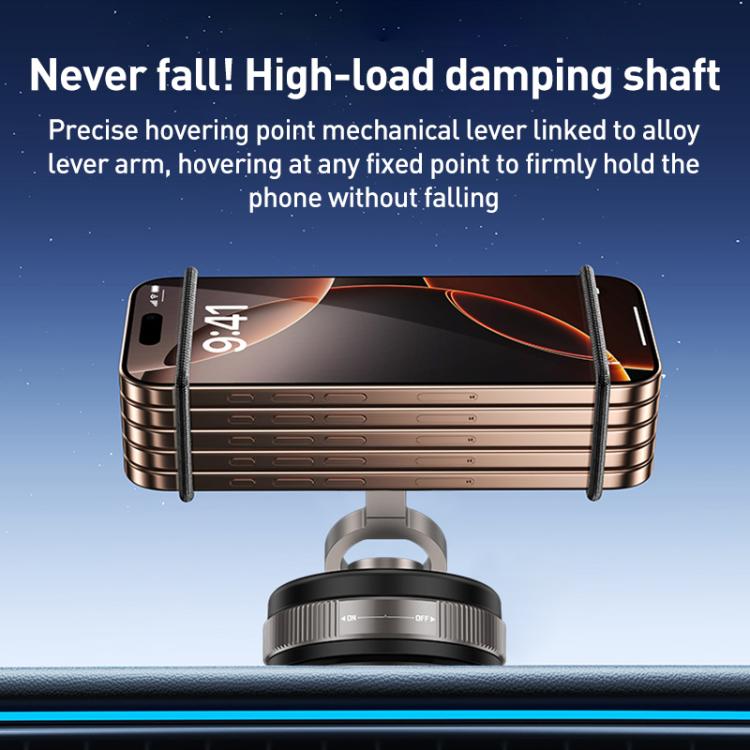 D1X Vacuum Magnetic 360 Degree Rotating Car Holder - Tarnish