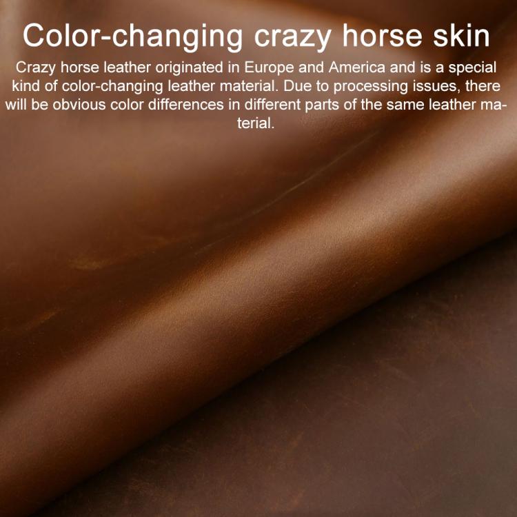 For Hyundai Staria / Sonata 7-button B124 Crazy Horse Cowhide Car Key Protection Cover