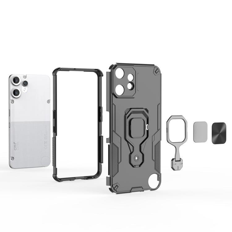 For Nothing CMF Phone 2 Pro Metal Kickstand TPU Hybrid PC Phone Case