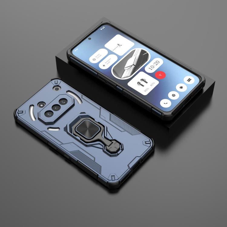 For Nothing Phone 3a Metal Kickstand TPU Hybrid PC Phone Case