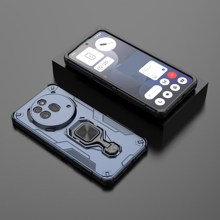 For Nothing Phone 3a Pro Metal Kickstand TPU Hybrid PC Phone Case
