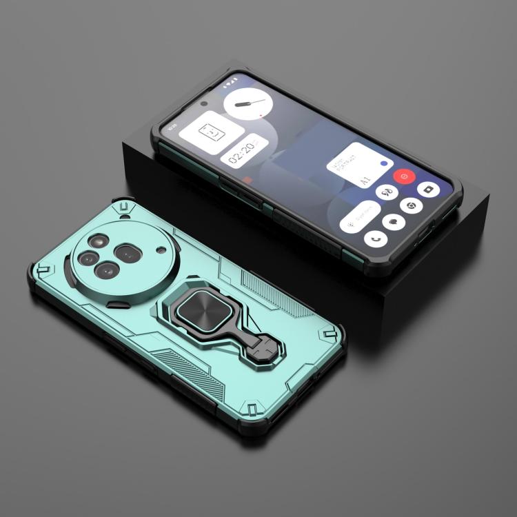 For Nothing Phone 3a Pro Metal Kickstand TPU Hybrid PC Phone Case