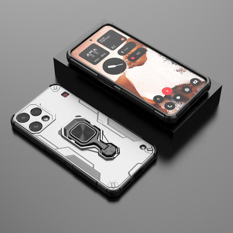 For Nothing Phone 3a Lite Metal Kickstand TPU Hybrid PC Phone Case