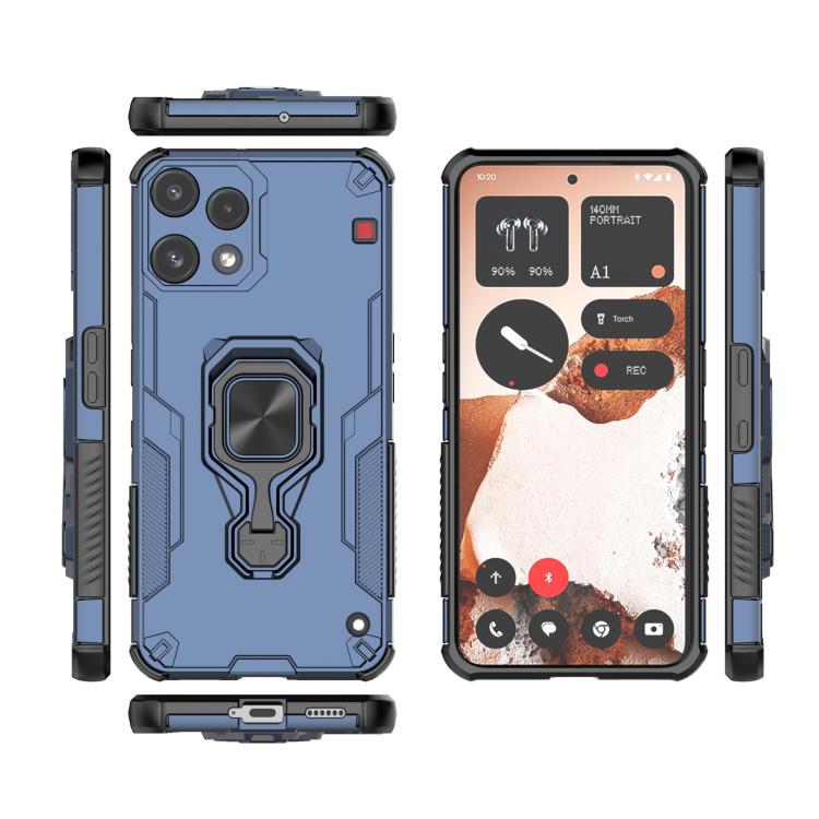 For Nothing Phone 3a Lite Metal Kickstand TPU Hybrid PC Phone Case