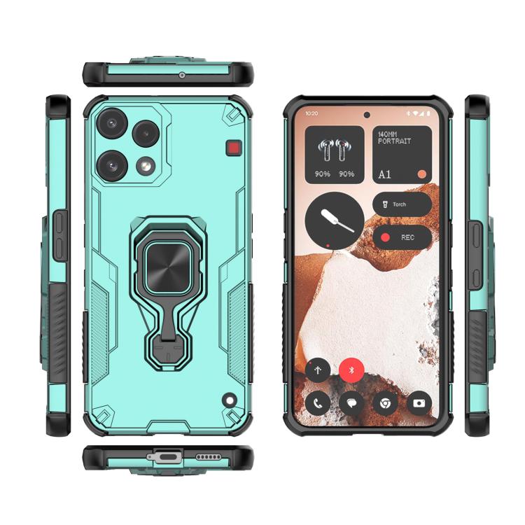 For Nothing Phone 3a Lite Metal Kickstand TPU Hybrid PC Phone Case