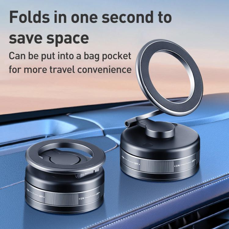 S11 Multifunctional Suction Cup Folding Car Phone Holder - Tarnish
