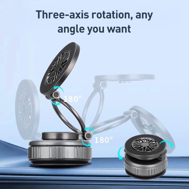 G511 360 Degree Rotating Vacuum Adsorption Magnetic Car Phone Holder