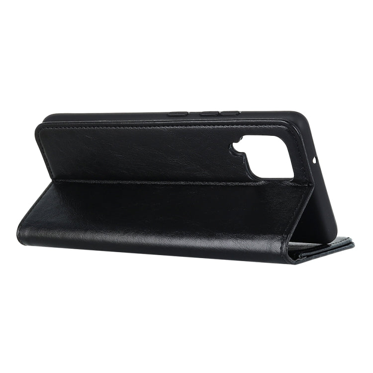 For Samsung Galaxy A42 5G Magnetic Crazy Horse Texture Horizontal Flip Leather Case with Holder & Card Slots & Wallet