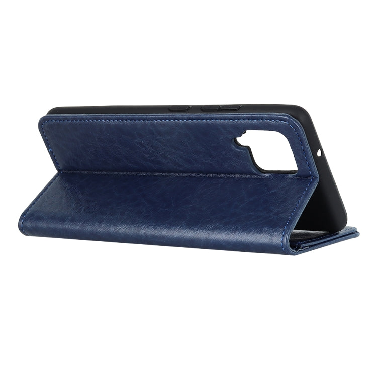 For Samsung Galaxy A42 5G Magnetic Crazy Horse Texture Horizontal Flip Leather Case with Holder & Card Slots & Wallet
