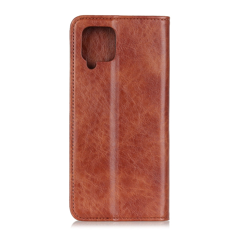 For Samsung Galaxy A42 5G Magnetic Crazy Horse Texture Horizontal Flip Leather Case with Holder & Card Slots & Wallet