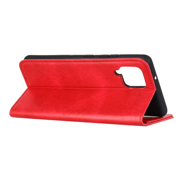 For Samsung Galaxy A42 5G Magnetic Crazy Horse Texture Horizontal Flip Leather Case with Holder & Card Slots & Wallet