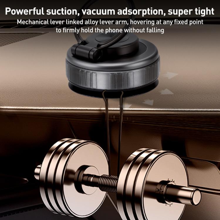 G512 Multifunctional Vacuum Double-Sided Magnetic Car Phone Holder