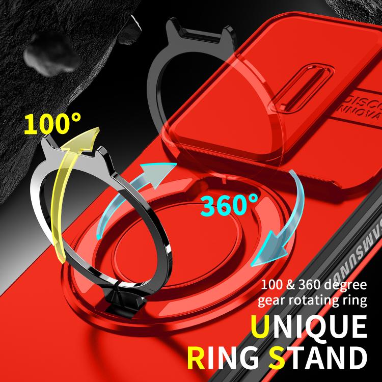 For Samsung Galaxy Z Fold7 5G Sliding Camshield Ring Holder Phone Case