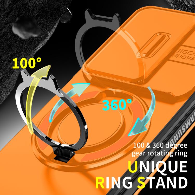 For Samsung Galaxy Z Fold7 5G Sliding Camshield Ring Holder Phone Case