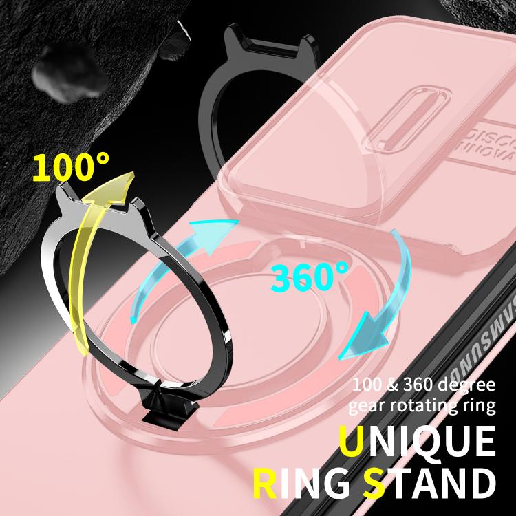 For Samsung Galaxy Z Fold7 5G Sliding Camshield Ring Holder Phone Case