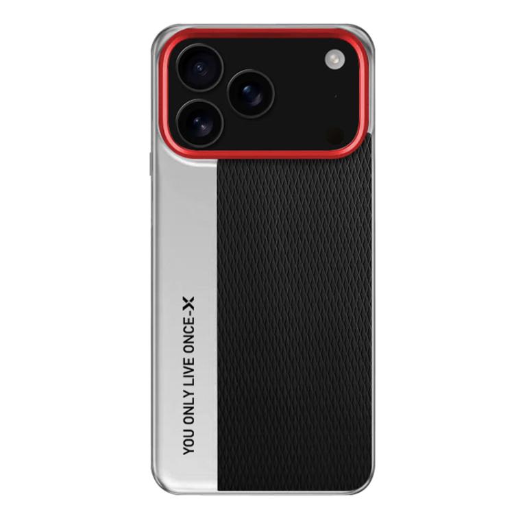 For iPhone 17 Pro Camera Design Diamond Texture Leather PC Phone Case
