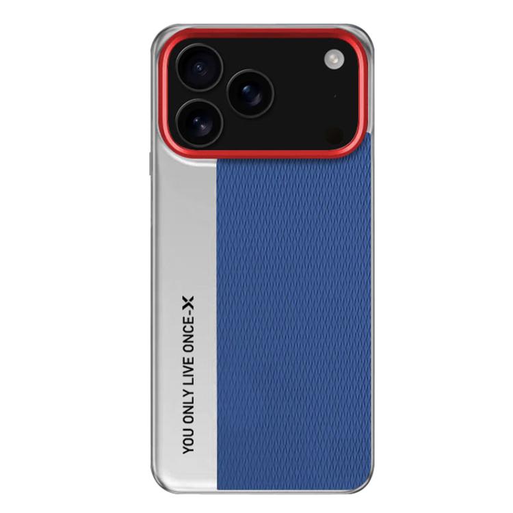 For iPhone 17 Pro Camera Design Diamond Texture Leather PC Phone Case