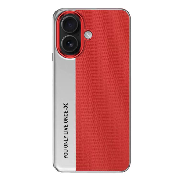 For iPhone 17 Camera Design Diamond Texture Leather PC Phone Case