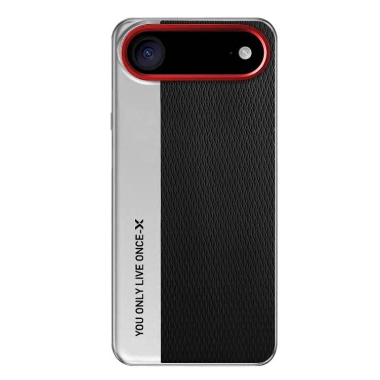 For iPhone Air Camera Design Diamond Texture Leather PC Phone Case