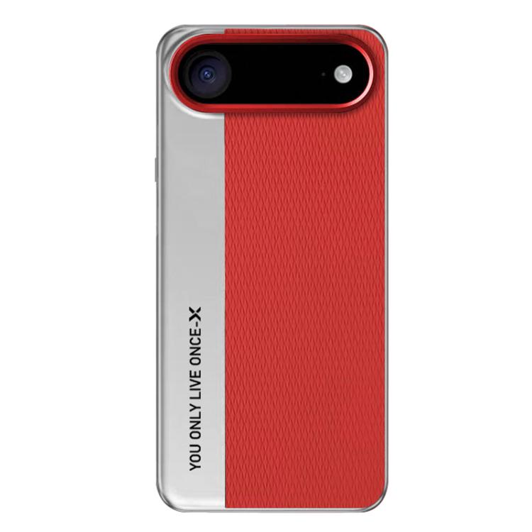 For iPhone Air Camera Design Diamond Texture Leather PC Phone Case