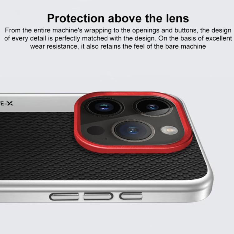 For iPhone 16 Camera Design Diamond Texture Leather PC Phone Case