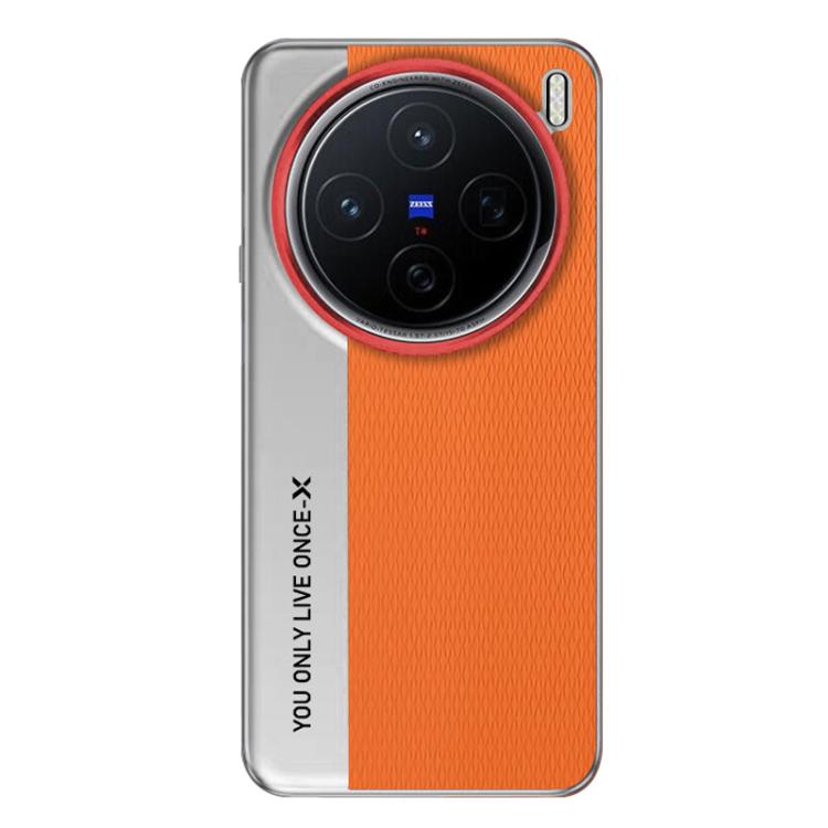 For vivo X200 Camera Design Diamond Texture Leather PC Phone Case