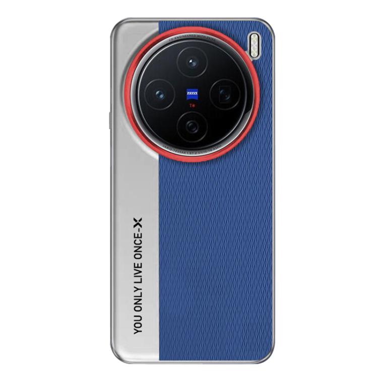 For vivo X200 Camera Design Diamond Texture Leather PC Phone Case