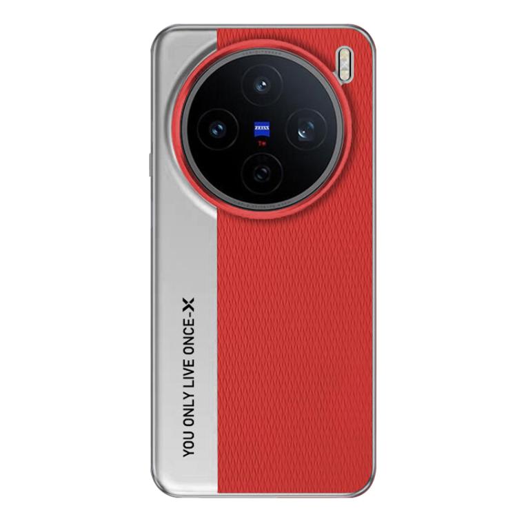 For vivo X200s Camera Design Diamond Texture Leather PC Phone Case