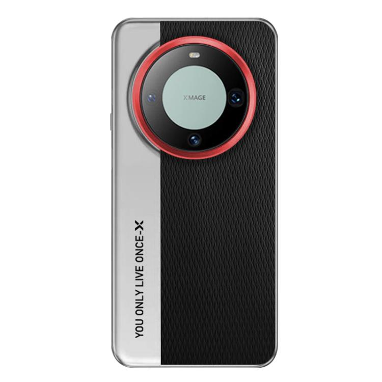 For Huawei Mate 60 Pro Camera Design Diamond Texture Leather PC Phone Case