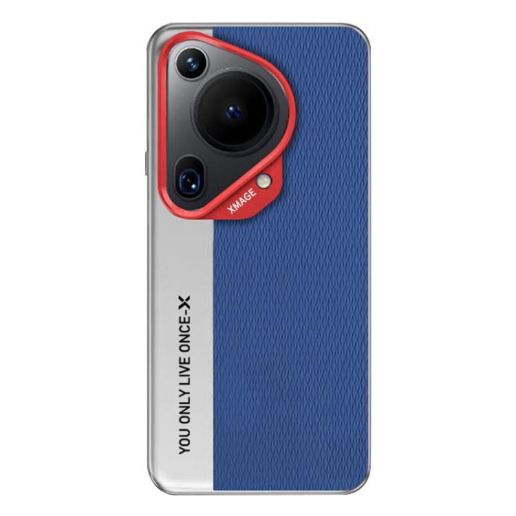 For Huawei Pura 70 Ultra Camera Design Diamond Texture Leather PC Phone Case