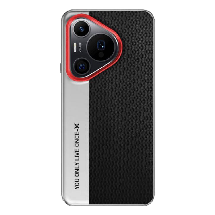 For Huawei Pura 70 Pro / 70 Pro+ Camera Design Diamond Texture Leather PC Phone Case