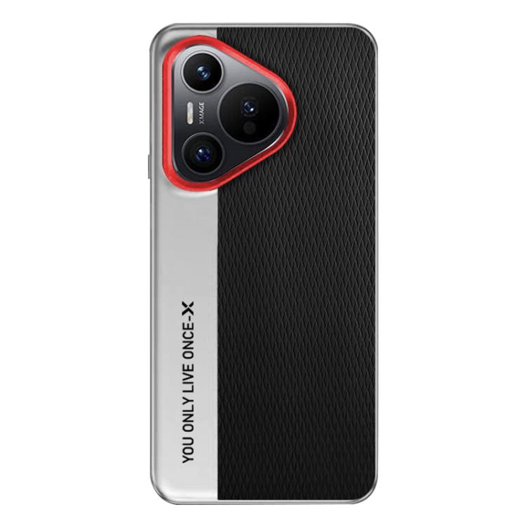 For Huawei Pura 70 Camera Design Diamond Texture Leather PC Phone Case