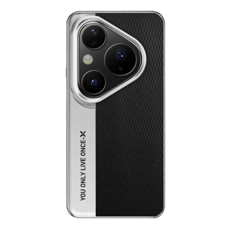 For Huawei Pura 80 Camera Design Diamond Texture Leather PC Phone Case